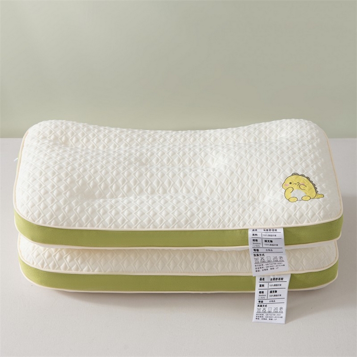 91家纺网 家纺一手货源 找家纺 （总）佳尚枕芯 2025新款小恐龙针织舒适款儿童学生款枕头枕芯