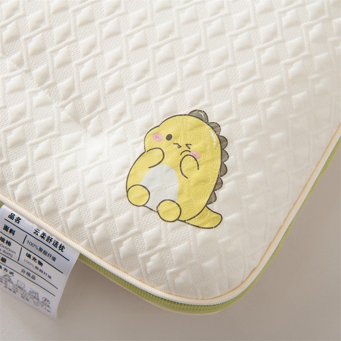 91家纺网 家纺一手货源 找家纺 佳尚枕芯 2025新款小恐龙针织舒适款儿童学生款枕头枕芯 小恐龙儿童枕 30x50cm/只