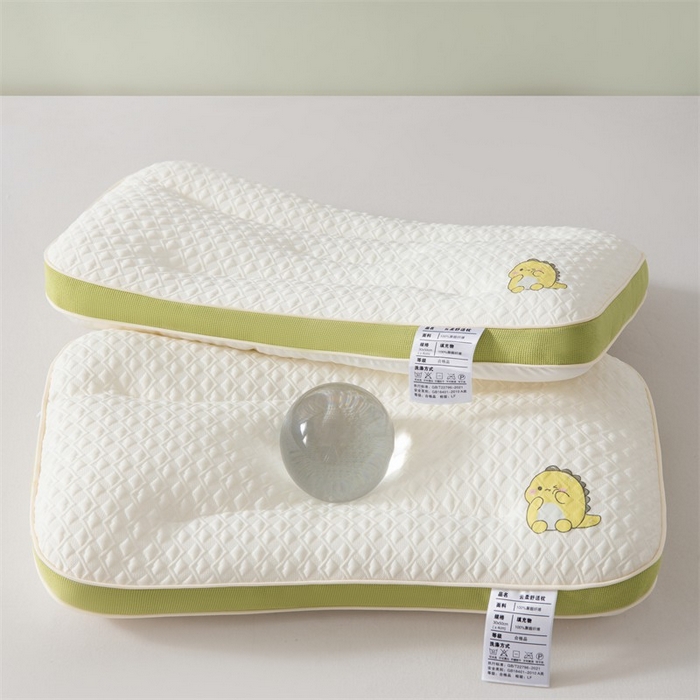 91家纺网 家纺一手货源 找家纺 佳尚枕芯 2025新款小恐龙针织舒适款儿童学生款枕头枕芯 小恐龙儿童枕 40x60cm/只