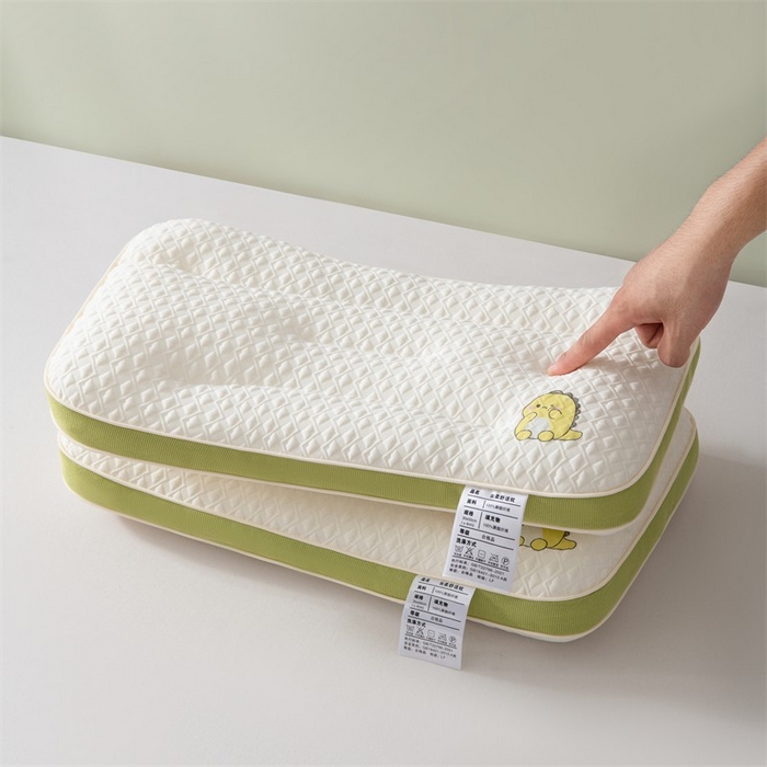 91家纺网 家纺一手货源 找家纺 佳尚枕芯 2025新款小恐龙针织舒适款儿童学生款枕头枕芯 小恐龙儿童枕 40x60cm/只