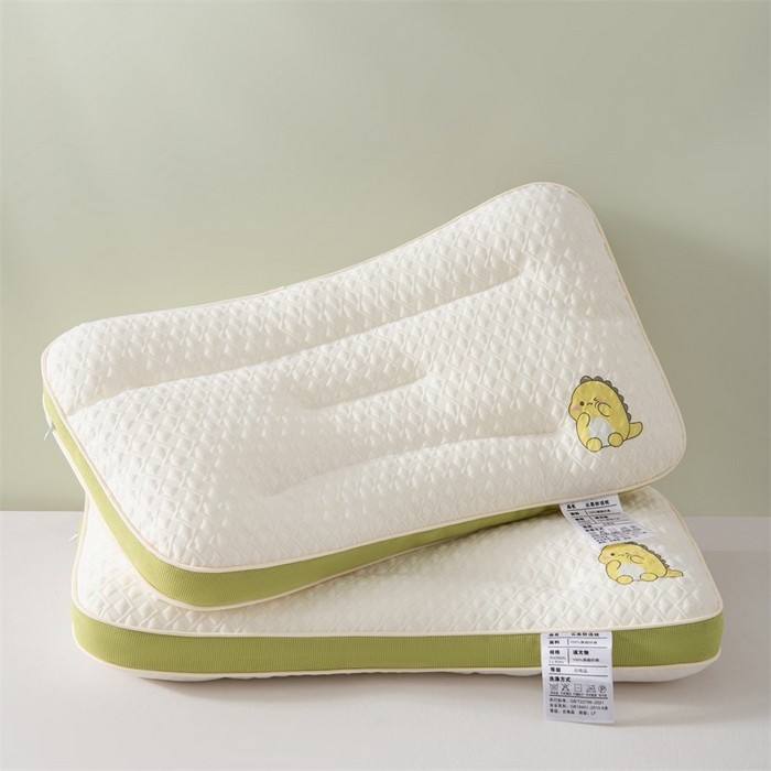 91家纺网 家纺一手货源 找家纺 佳尚枕芯 2025新款小恐龙针织舒适款儿童学生款枕头枕芯 小恐龙儿童枕 40x60cm/只