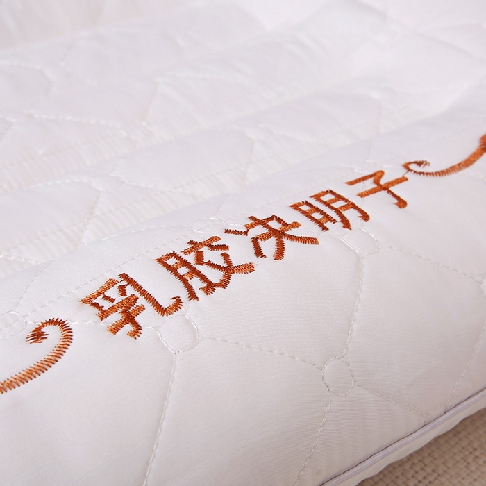 91家纺网 家纺一手货源 找家纺 佳尚枕芯 2025新款压光磨毛决明子乳胶枕枕头枕芯 白色 48x74cm/只 低枕