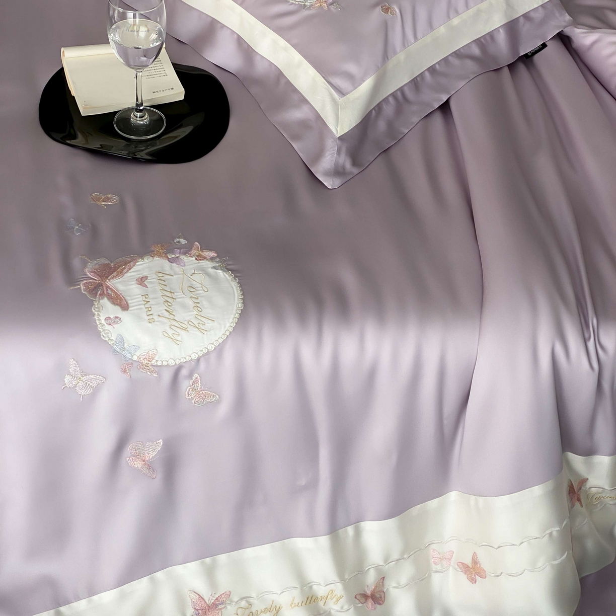 91家纺网 家纺一手货源 找家纺 （总）馨蕊家居 2025新款80SLF奥地利兰精天丝四件套-芳华