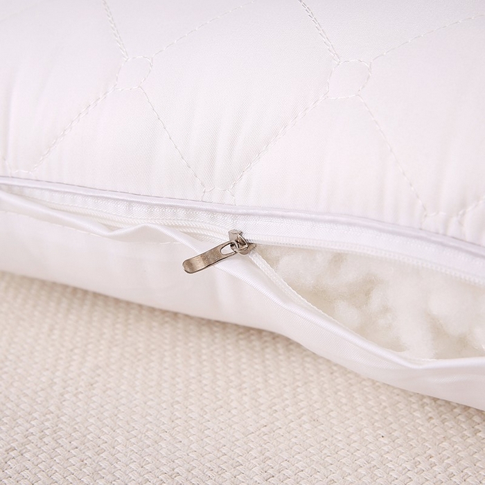 91家纺网 家纺一手货源 找家纺 佳尚枕芯 2025新款压光磨毛决明子乳胶枕枕头枕芯 白色 48x74cm/只 高枕