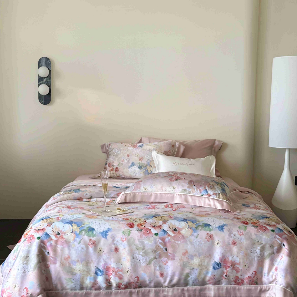 91家纺网 家纺一手货源 找家纺 馨蕊家居 2025新款80SLF奥地利兰精天丝夏被四件套-朵美 夏被朵美-蔷薇粉