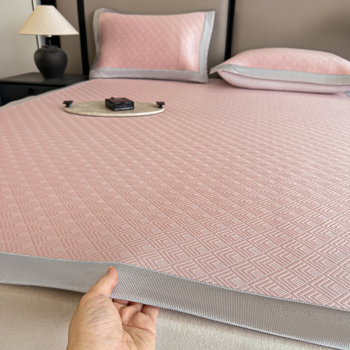 91家纺网 家纺一手货源 找家纺 （总）紫碧螺2025新款冰丝复合加厚软床垫