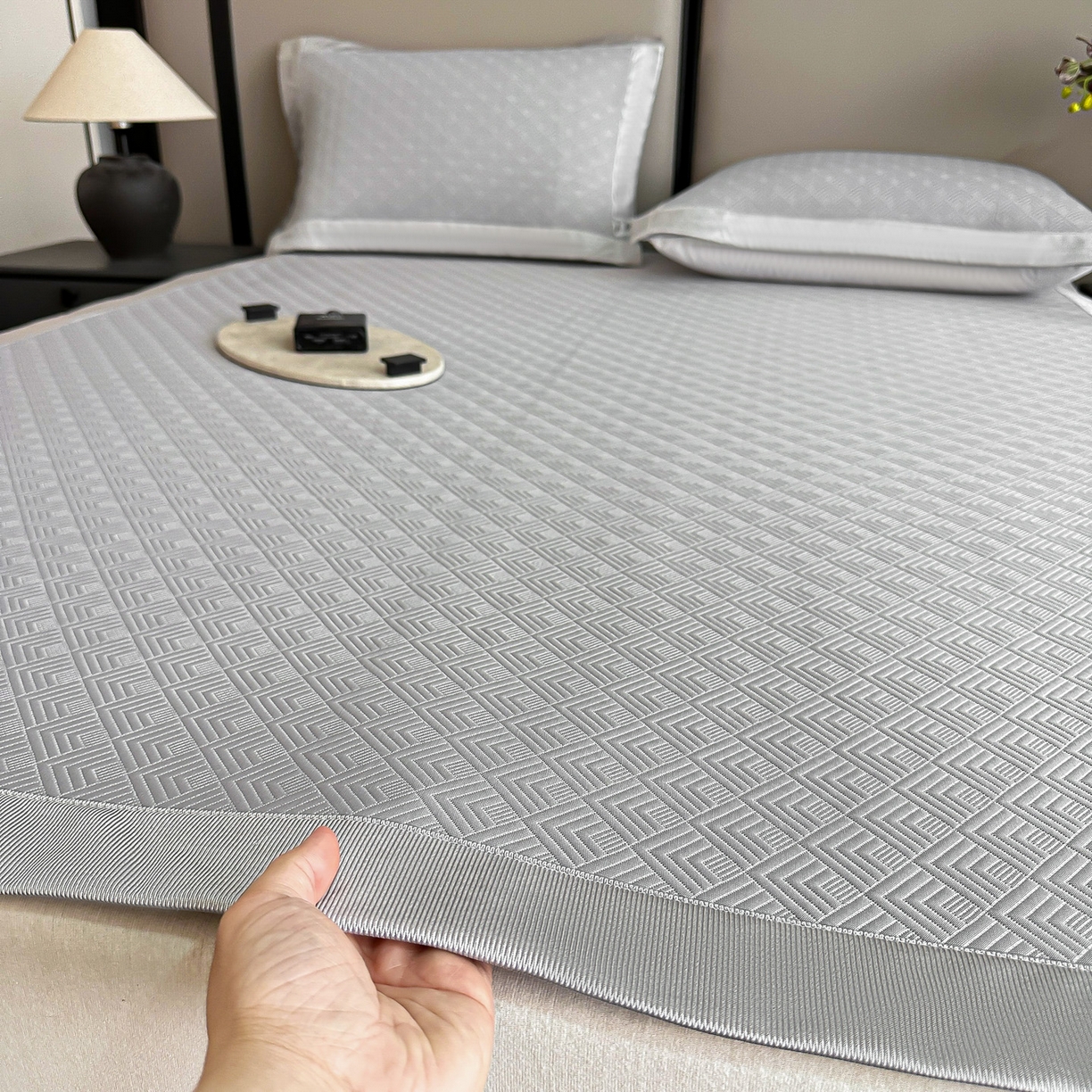 91家纺网 家纺一手货源 找家纺 （总）紫碧螺2025新款冰丝复合加厚软床垫