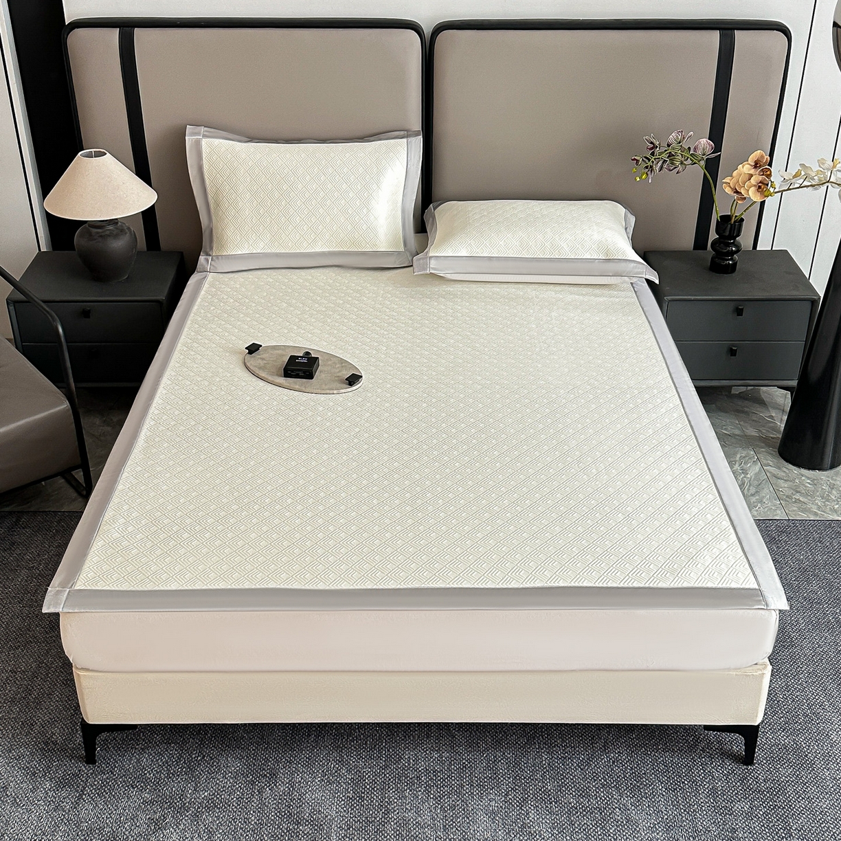 91家纺网 家纺一手货源 找家纺 （总）紫碧螺2025新款冰丝复合加厚软床垫