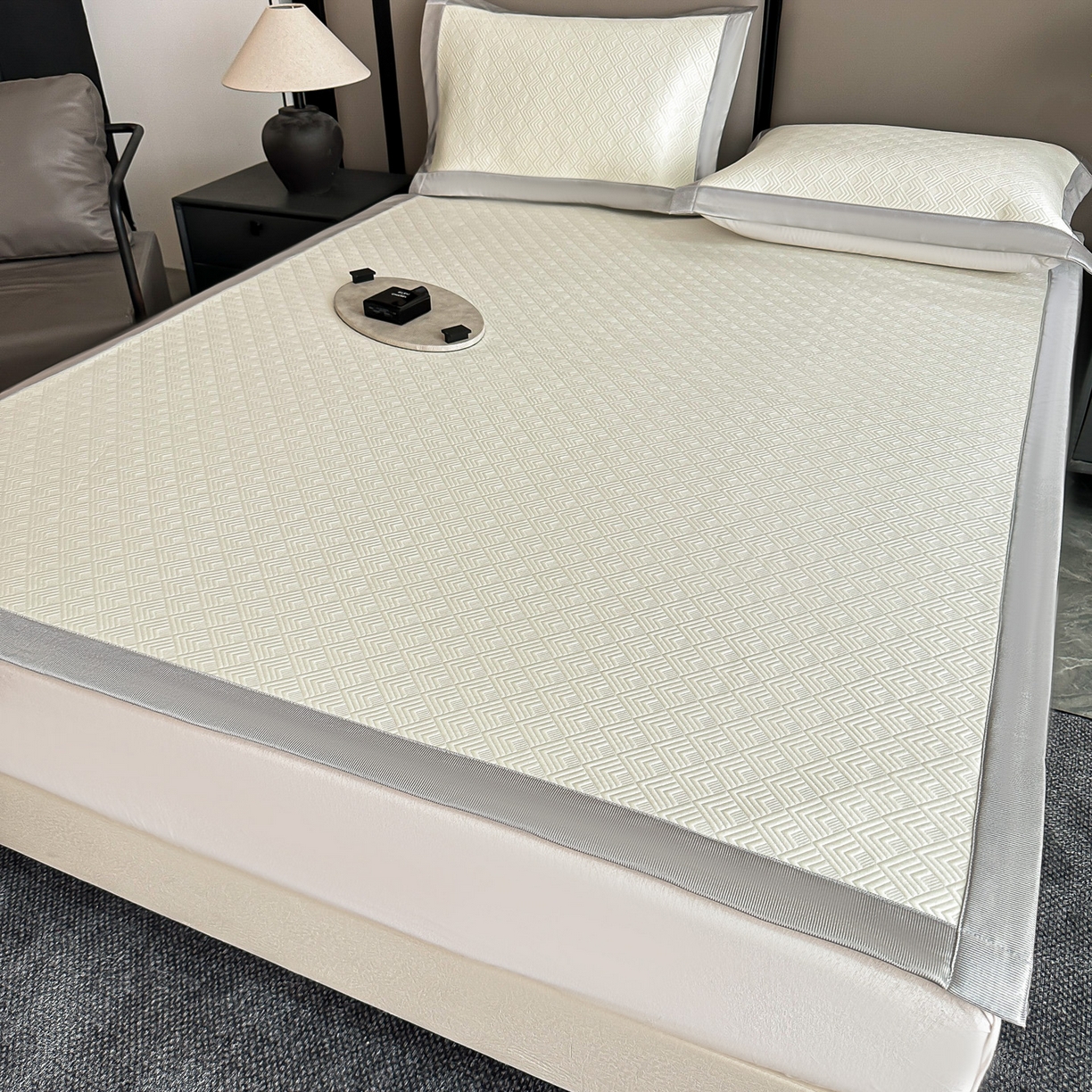 91家纺网 家纺一手货源 找家纺 （总）紫碧螺2025新款冰丝复合加厚软床垫