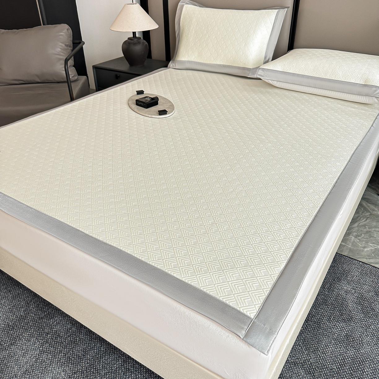 91家纺网 家纺一手货源 找家纺 （总）紫碧螺2025新款冰丝复合加厚软床垫