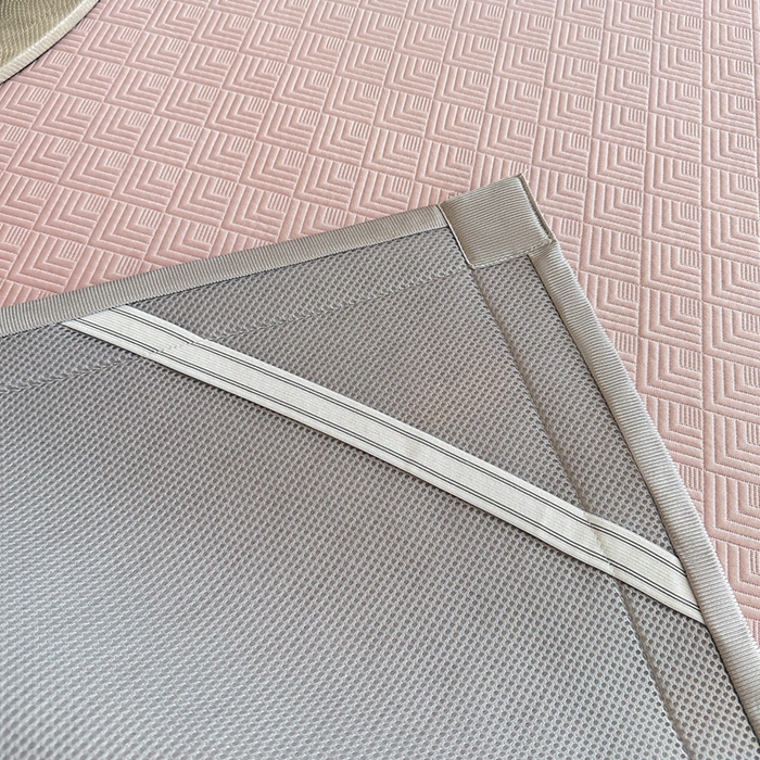 91家纺网 家纺一手货源 找家纺 紫碧螺2025新款冰丝复合加厚软床垫 豆沙色