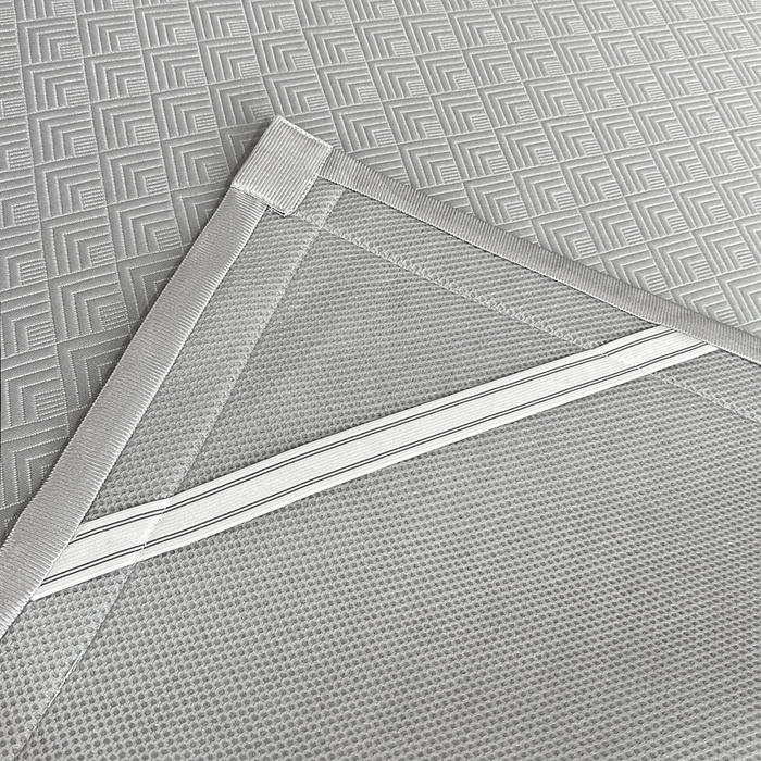 91家纺网 家纺一手货源 找家纺 紫碧螺2025新款冰丝复合加厚软床垫 银灰色