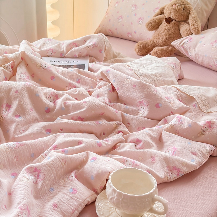 91家纺网 家纺一手货源 找家纺 （总）一霖家纺 2025新款A类云感双层纱夏被夏凉被空调被