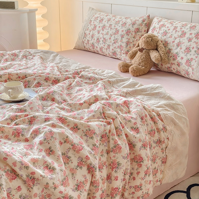 91家纺网 家纺一手货源 找家纺 一霖家纺 2025新款A类云感双层纱夏被夏凉被空调被 挽江