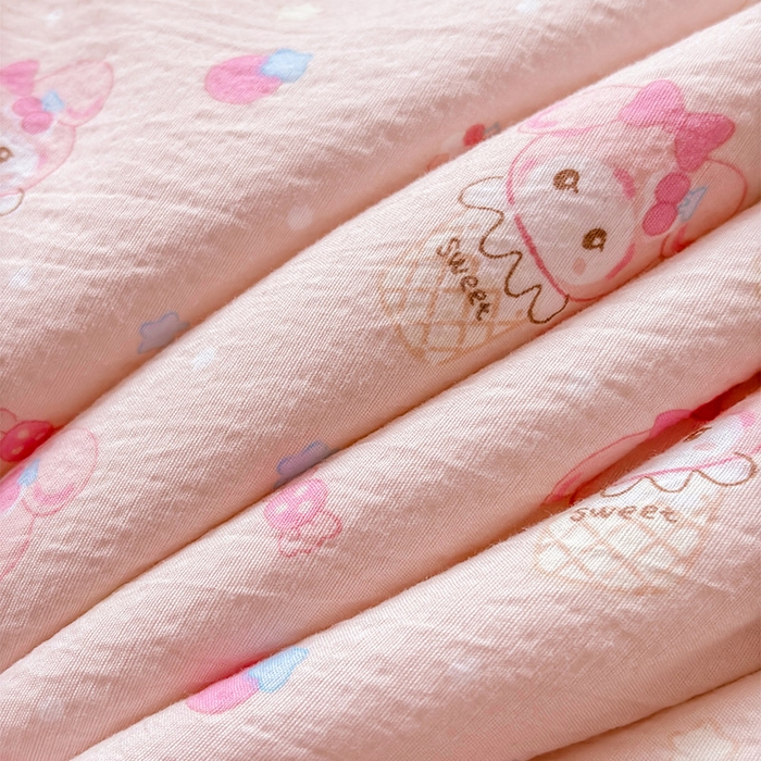 91家纺网 家纺一手货源 找家纺 一霖家纺 2025新款A类云感双层纱夏被夏凉被空调被 可爱多