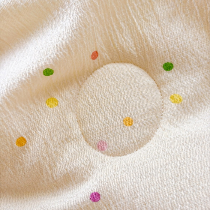 91家纺网 家纺一手货源 找家纺 一霖家纺 2025新款A类云感双层纱夏被夏凉被空调被 小豆丁