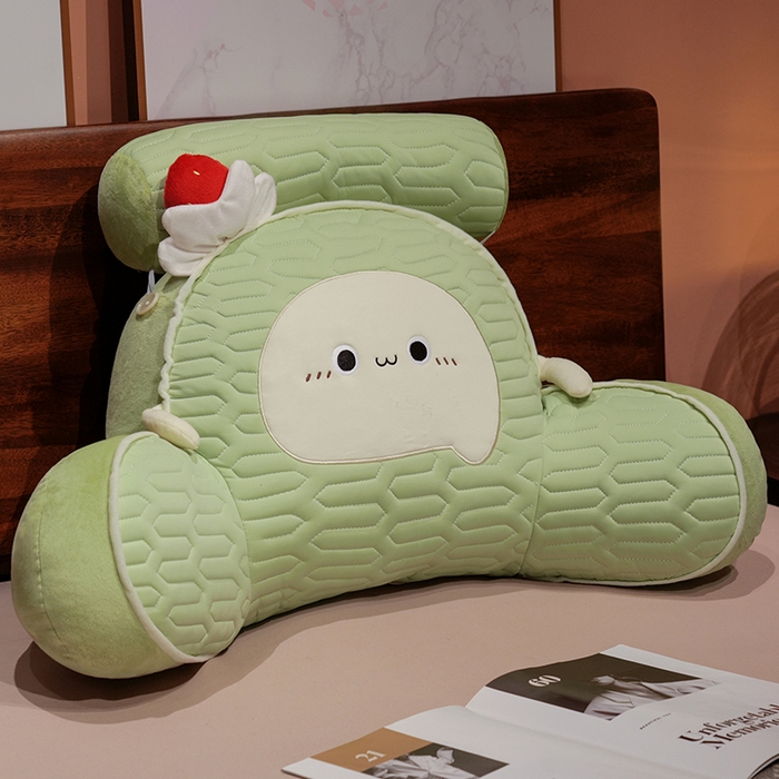 仟亿莱 2025新款瑞士卷蛋糕乳胶拥抱式腰靠 抹茶味乳胶拥抱