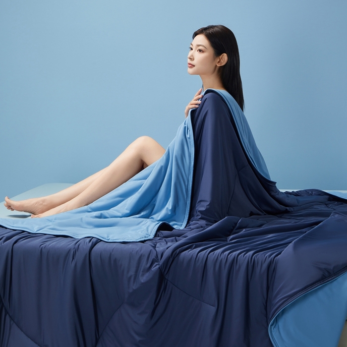 91家纺网 家纺一手货源 找家纺 （总）样样红被业 2025新款某朵同款深睡双感夏凉被空调被