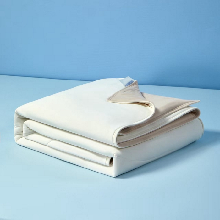 （总）样样红被业 2025新款某朵同款深睡双感夏凉被空调被浅杏