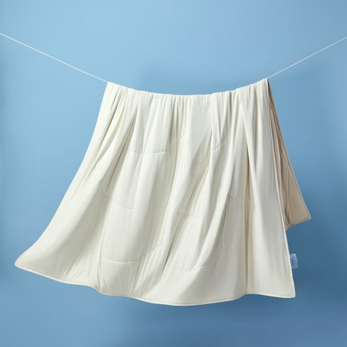 91家纺网 家纺一手货源 找家纺 （总）样样红被业 2025新款某朵同款深睡双感夏凉被空调被浅杏