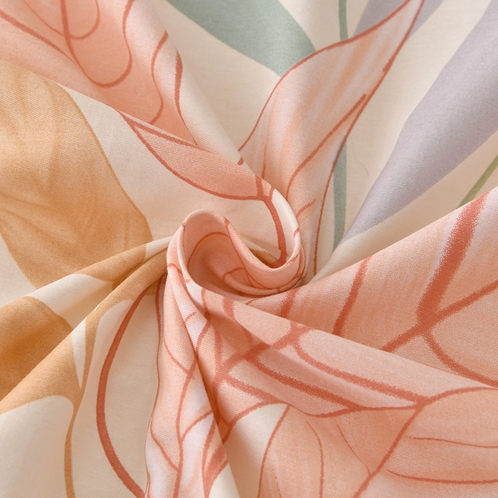 91家纺网 家纺一手货源 找家纺 宇彬家纺 2025直播新款13070全棉纯棉印花双人单床单枕套三件套喷气小清新简约学生被单