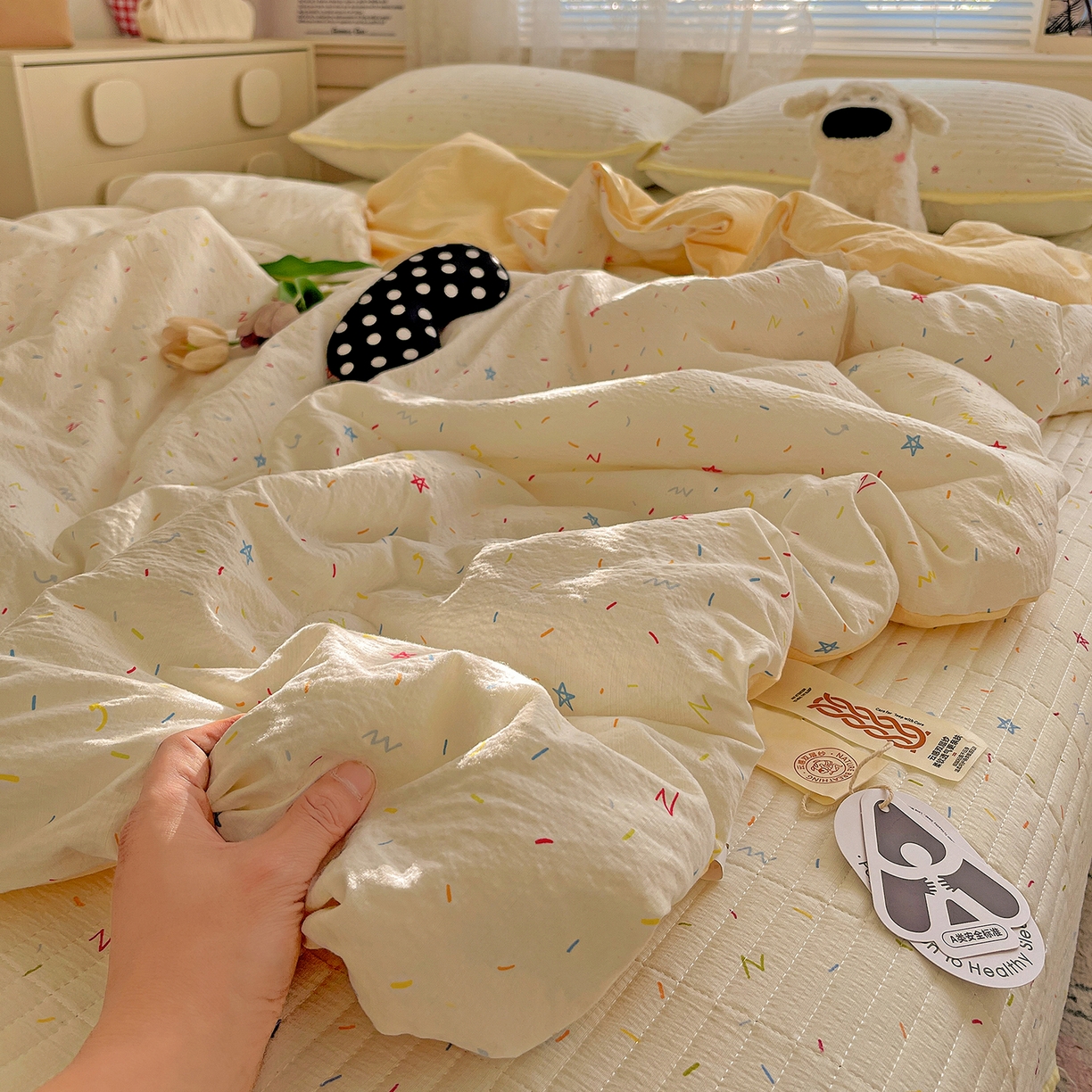 91家纺网 家纺一手货源 找家纺 （总）繁花家居 2025新款超爆款床盖款夏被夏凉被空调被四件套