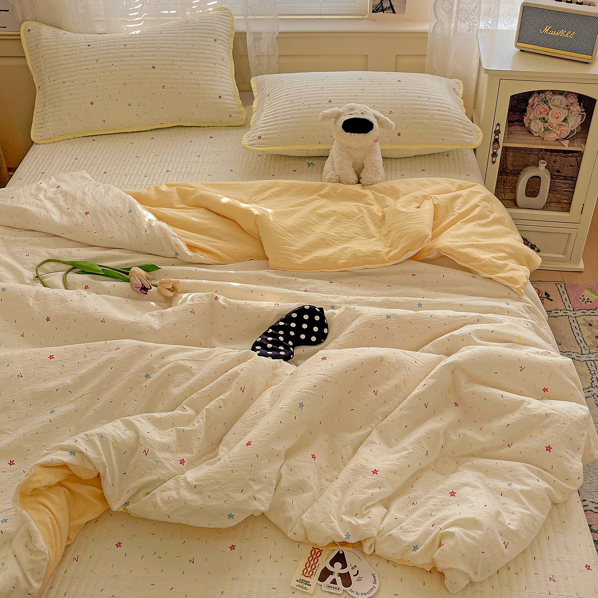 91家纺网 家纺一手货源 找家纺 （总）繁花家居 2025新款超爆款床盖款夏被夏凉被空调被四件套