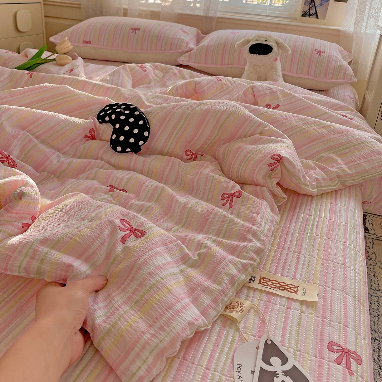 91家纺网 家纺一手货源 找家纺 （总）繁花家居 2025新款超爆款床盖款夏被夏凉被空调被四件套