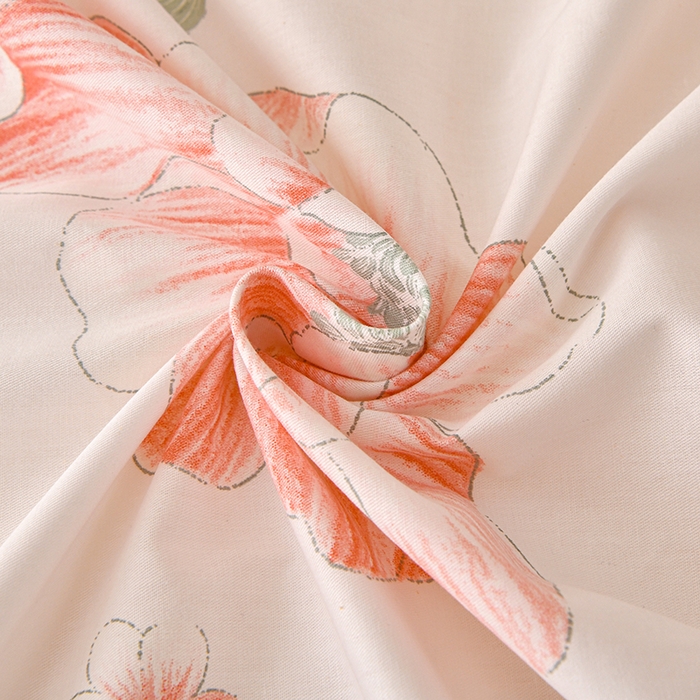 91家纺网 家纺一手货源 找家纺 宇彬家纺 2025直播新款13372全棉纯棉印花双人单床单枕套三件套喷气小清新简约学生被单