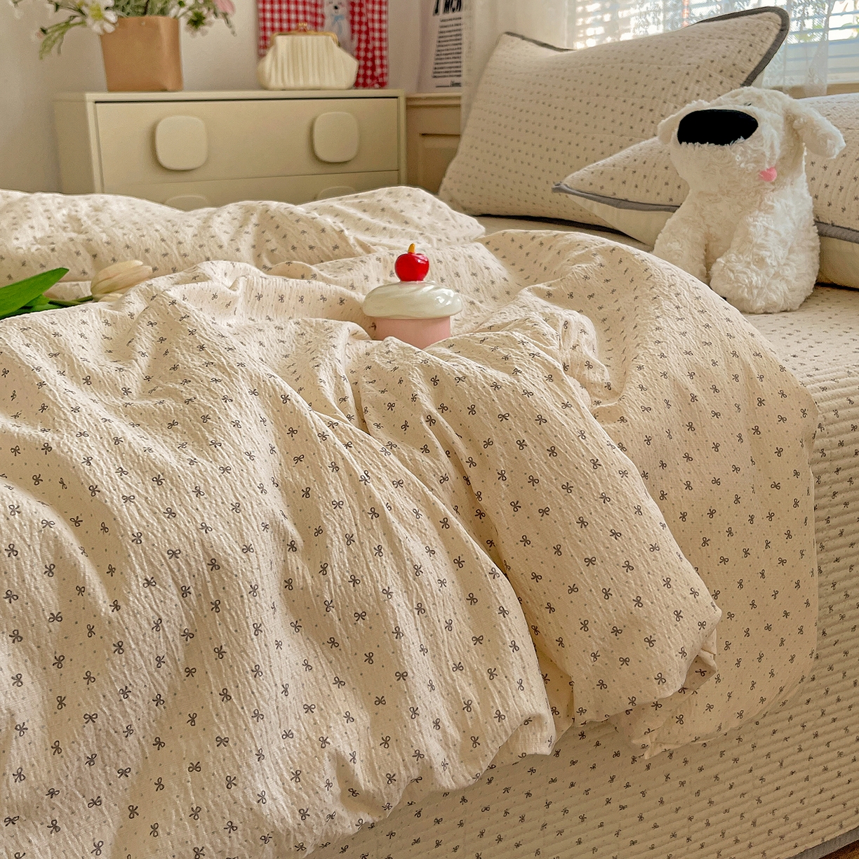 91家纺网 家纺一手货源 找家纺 繁花家居 2025新款超爆款床盖款夏被夏凉被空调被四件套 床盖款-蝴蝶可可