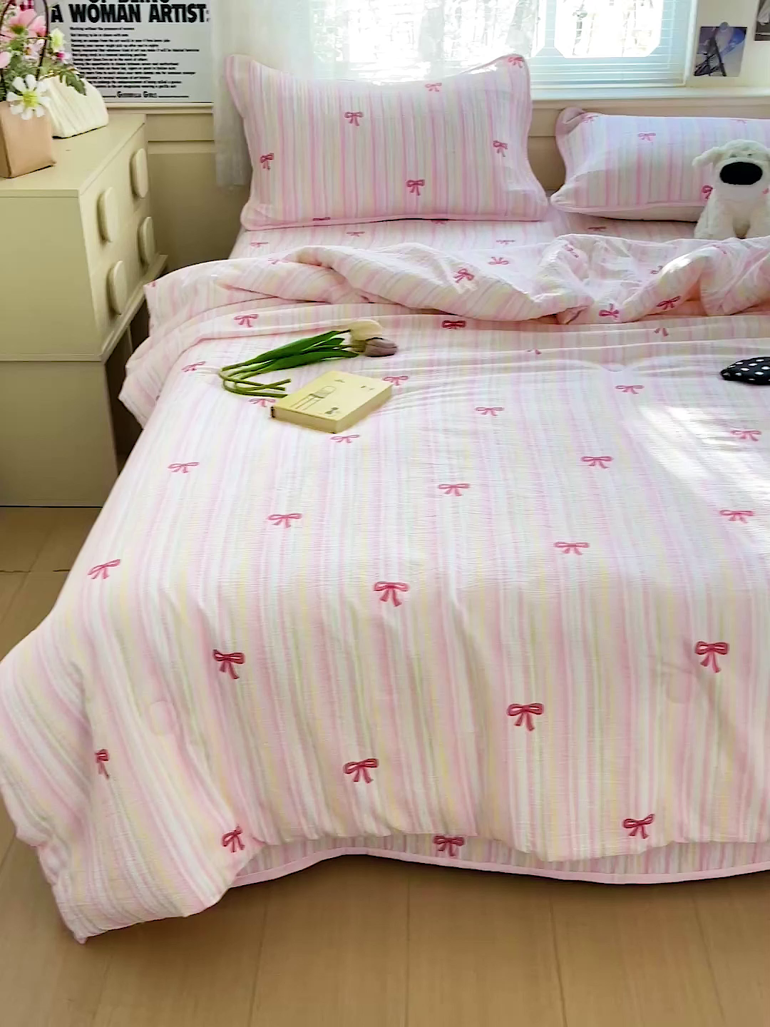 91家纺网 家纺一手货源 找家纺 繁花家居 2025新款超爆款床盖款夏被夏凉被空调被四件套 床盖款-甜心物语