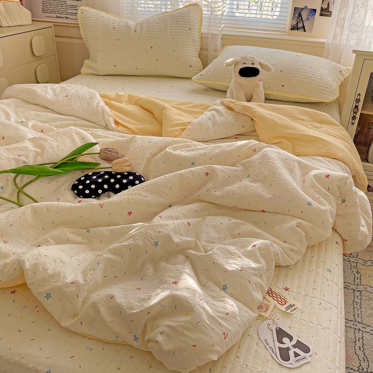 91家纺网 家纺一手货源 找家纺 繁花家居 2025新款超爆款床盖款夏被夏凉被空调被四件套 床盖款-织女梦