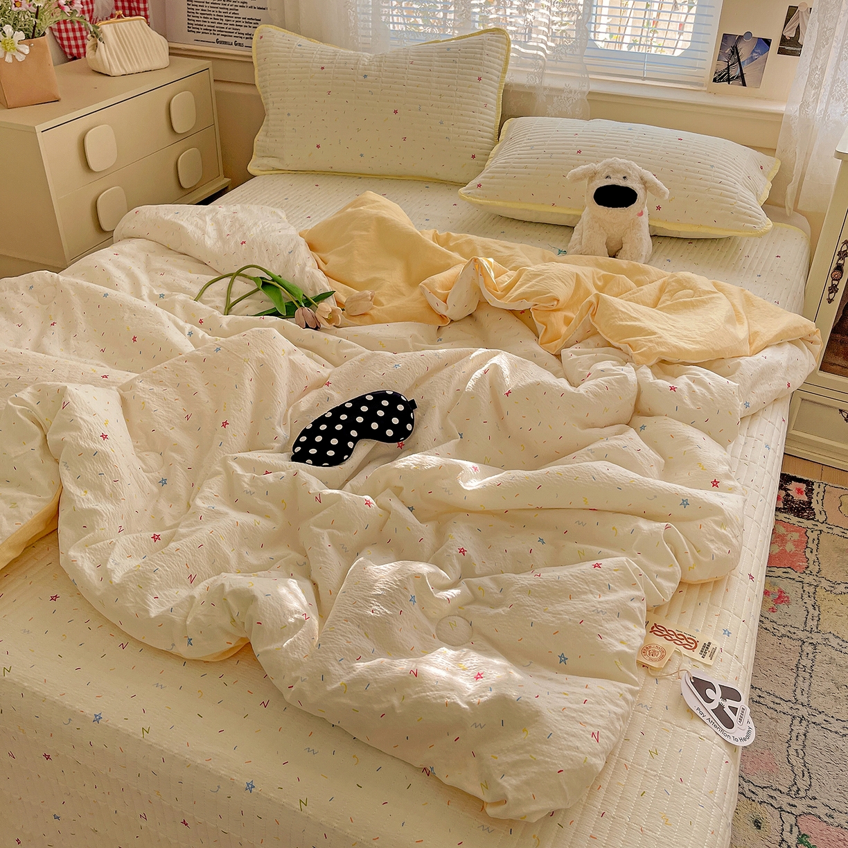 91家纺网 家纺一手货源 找家纺 繁花家居 2025新款超爆款床盖款夏被夏凉被空调被四件套 床盖款-织女梦