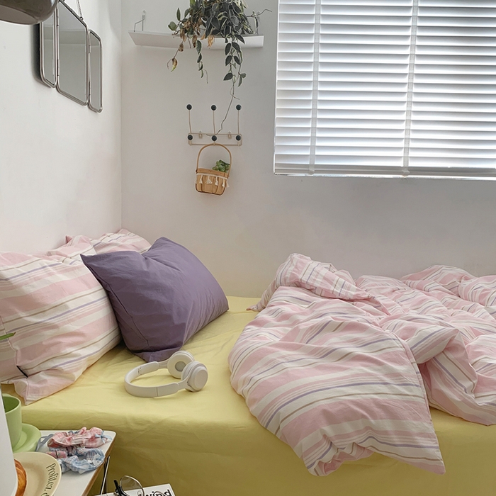 91家纺网 家纺一手货源 找家纺 （总）柚可家居 2024秋季新款全棉色织水洗棉