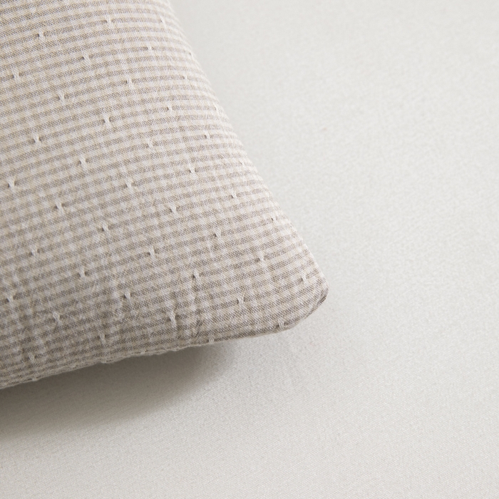 91家纺网 家纺一手货源 找家纺 织布人 2025春夏新款荞麦枕全棉纯棉牵引组合枕反弓拉伸颈椎枕头可拆卸两用枕芯单枕芯 菱形牵引组合枕-灰色【大号】