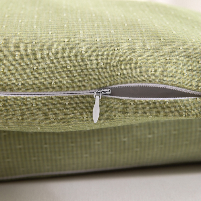 91家纺网 家纺一手货源 找家纺 织布人 2025春夏新款荞麦枕全棉纯棉牵引组合枕反弓拉伸颈椎枕头可拆卸两用枕芯单枕芯 菱形牵引组合枕-绿色【大号】