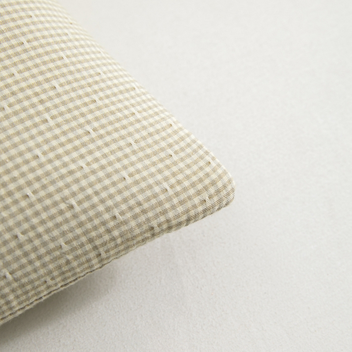 91家纺网 家纺一手货源 找家纺 织布人 2025春夏新款荞麦枕全棉纯棉牵引组合枕反弓拉伸颈椎枕头可拆卸两用枕芯单枕芯 菱形牵引组合枕-浅蓝【大号】 