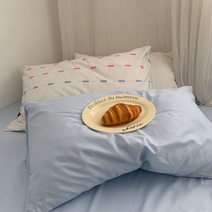 91家纺网 家纺一手货源 找家纺 柚可家居 2024秋季新款全棉纯棉单枕套11 藏蓝单枕套