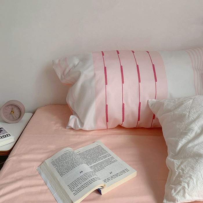 柚可家居 2024秋季新款全棉纯棉单枕套11 皮埃诺单枕套