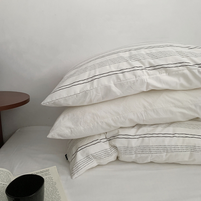 91家纺网 家纺一手货源 找家纺 柚可家居 2024秋季新款全棉纯棉单枕套11 皮埃诺单枕套