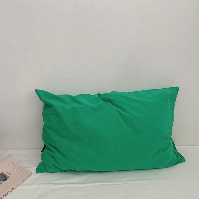 柚可家居 2024秋季新款全棉纯棉单枕套11 森绿单枕套