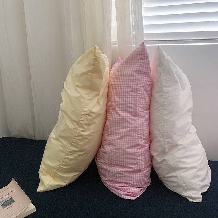 91家纺网 家纺一手货源 找家纺 柚可家居 2024秋季新款全棉纯棉单枕套11 闪光米单枕套