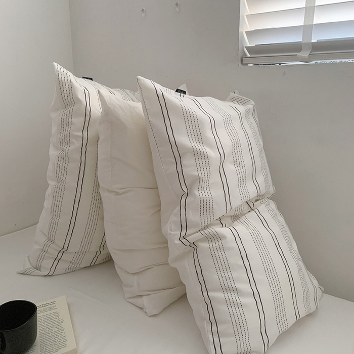 91家纺网 家纺一手货源 找家纺 柚可家居 2024秋季新款全棉纯棉单枕套11 声语单枕套