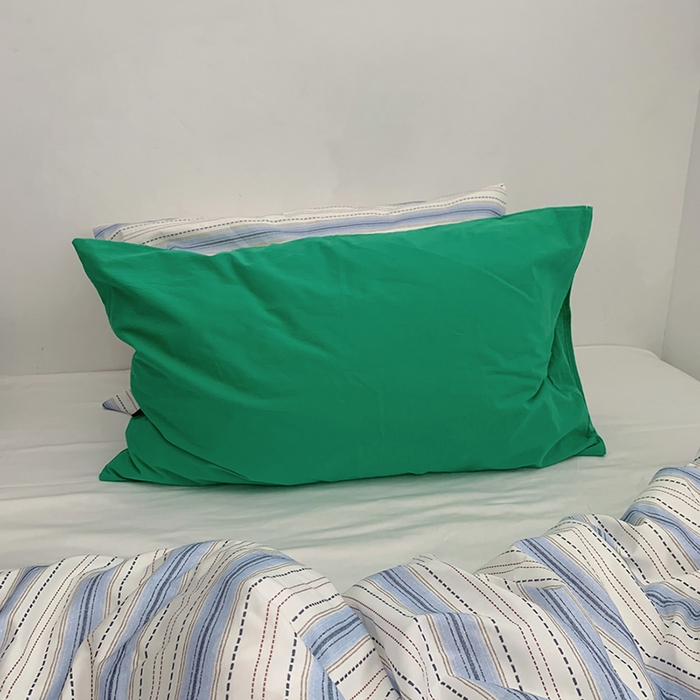 91家纺网 家纺一手货源 找家纺 柚可家居 2024秋季新款全棉纯棉单枕套11 桃红单枕套