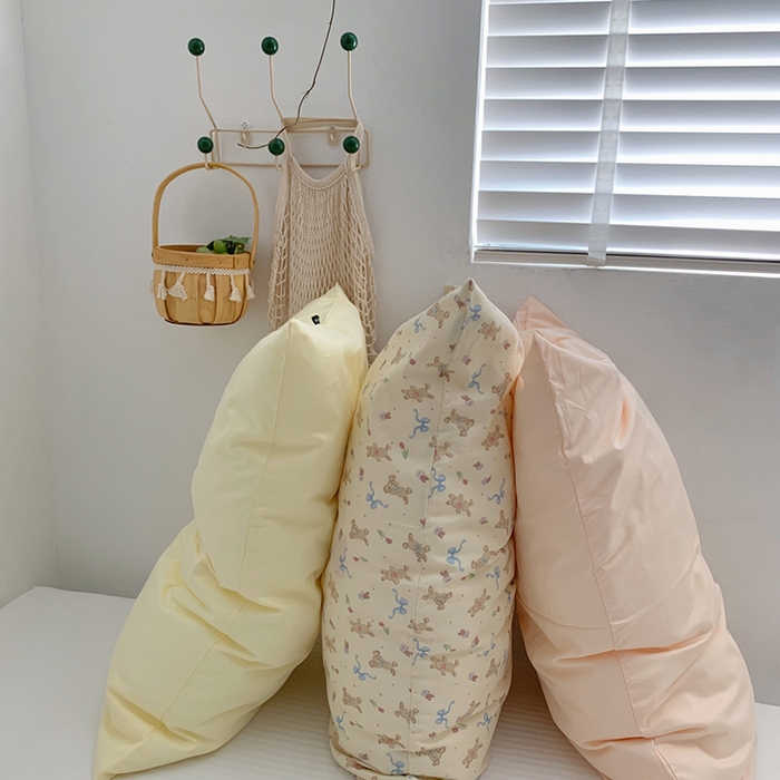 91家纺网 家纺一手货源 找家纺 （总）柚可家居 2024新款纯棉40支色织纯色印花单枕套6