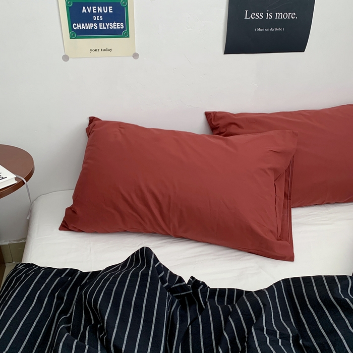 91家纺网 家纺一手货源 找家纺 柚可家居 2024新款40支色织全棉水洗棉三拼四件套 加德纳