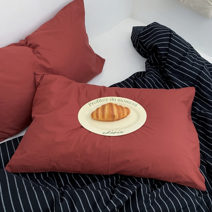 91家纺网 家纺一手货源 找家纺 柚可家居 2024新款40支色织全棉水洗棉三拼四件套 加德纳