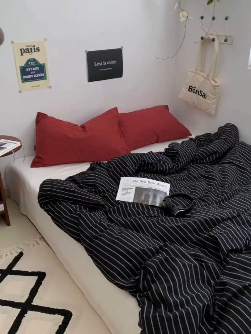 91家纺网 家纺一手货源 找家纺 柚可家居 2024新款40支色织全棉水洗棉三拼四件套 加德纳