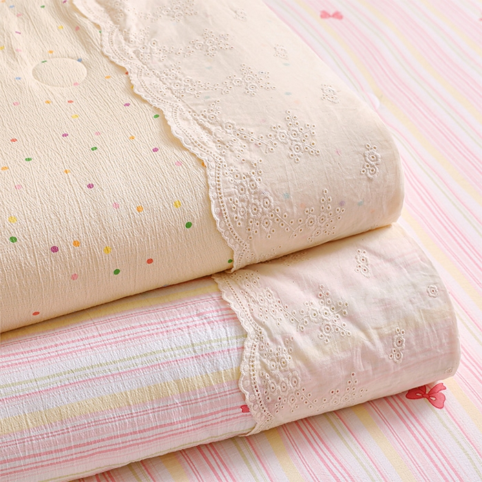 91家纺网 家纺一手货源 找家纺 Mata蔓塔家 2025新款春夏季蕾丝包边夏被三件套四件套 组合图