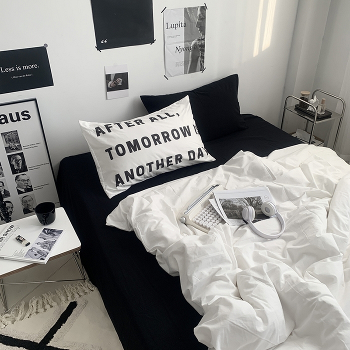 91家纺网 家纺一手货源 找家纺 （总）柚可家居 2024新款定版枕套水洗棉四件套